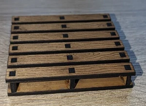 Pallet Drinks Coaster - Wooden - Can Be Personalised - Logos Names Company Name - Picture 1 of 5