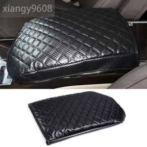 For Land Rover Range Rover Vogue 13+Carbon Leather Center Armrest Box Case Cover - Picture 1 of 12