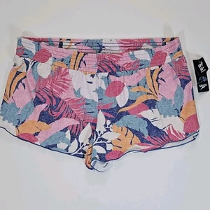 Speedo Swim Shorts Womens XL Floral Print Adjustable Stretch Waist Summer EUC - Picture 1 of 7