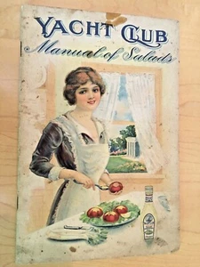 Manuale di insalate Yacht Club vintage 1914 libretto ricette - Foto 1 di 4