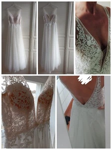 Brautkleid Hochzeitskleid Hochzeit Kleid Gr. 36 Neu ungeändert Softtüll ivory - Bild 1 von 24