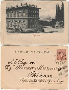 FLORENCE - PALAZZO PITTI E IL CATOMO - TRAVEL 1898 -43157- - Picture 1 of 1