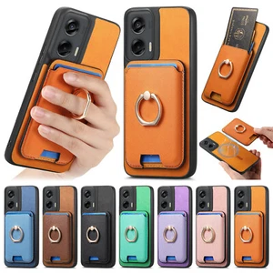 Cover supporto anello slot magnetico rimovibile Fr Motorola G Stylus/Power/Play - Foto 1 di 80
