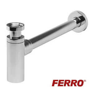 runder Designer Siphon Ablaufgarnitur Abfluss Geruchsverschluss für Waschbecken - Bild 1 von 3