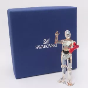 Swarovski Star Wars C-3PO Figur - Gold & Roter Kristall von JP Gebraucht - Bild 1 von 11