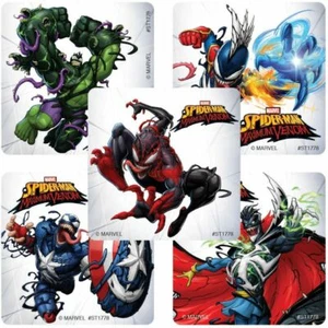 Spider-Man Stickers x 5 - Maximum Venom - Spiderman Party Favours Loot Party - Picture 1 of 6