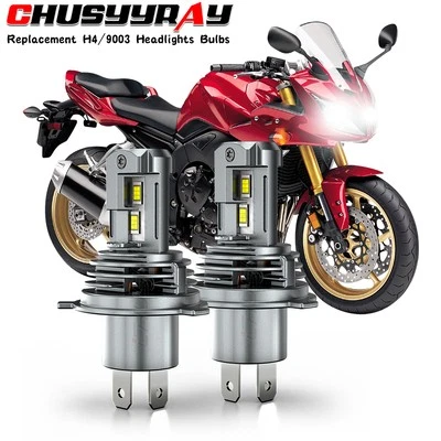 For Yamaha YZF R6 1999-2002 Bulbs Light High Power HID LED Headlight H4 Bulb - Image 1 of 4