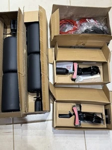 BULLET PULLEY 3-in-1 Cable System Double Kit with (2) Anchor Pad and (2) Handles - Picture 1 of 12