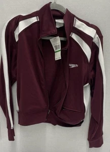 Speedo Maroon and White Jacket - Size L - Picture 1 of 3