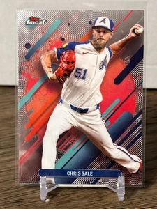 2025 Topps Finest CHRIS SALE Atlanta Braves RARE #267 - Picture 1 of 2