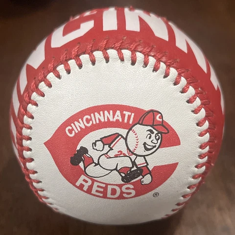 1993 Cincinnati Reds Spinneybeck baseball ball real leather MLB Cover
