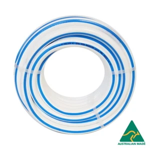 Dairy Washdown Hose 12mm x 20 metres 1/2" Flexible Braided Wash Down Water Hose - Foto 1 di 3