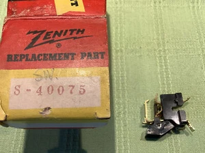 Zenith OEM part S-40075 toggle switch - Picture 1 of 5