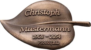 Tablero funerario bronce urna hecho personalizado resistente a la intemperie hecho a mano excelente - Imagen 1 de 5