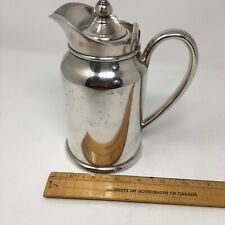 Antique Reed & Barton Hotelwear insulated Carafe Silver soldered WW1 engraved