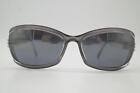 Vintage Sonnenbrille DANIEL SWAROVSKI S577 Grau Silber Eckig sunglasses Brille