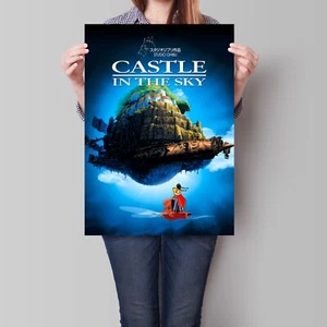 Laputa Castle in the Sky Poster Anime 1986 Studio Ghibli A2 A3 - Picture 1 of 5