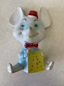 Alan Jay Clarolyte Rubber Squeaky Mouse with Cheese Vintage - Picture 1 of 3