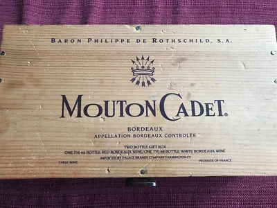 Mouton Cadet Bordeaux 1990 Rothchild Original Foto 1 de 4
