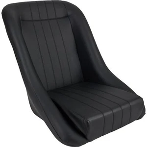 EMPI 62-2880-0 Low-Back Roadster Style Seat, Black - Picture 1 of 9