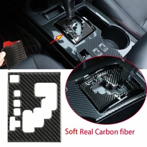 Carbon Fiber Interior Gear Shift Box Panel Trim Kit For Toy@ta 4Runner 2010-2019 - Picture 1 of 9