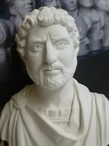 HADRIAN Plaster Bust Famous Faces Collection by the Modern Souvenir Co - Picture 1 of 6