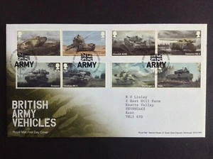 GB 2021 Conjunto del Ejército Británico en Dirección Tipo Cubierta del Primer Día, Casa Tallent S/H/S - Imagen 1 de 1