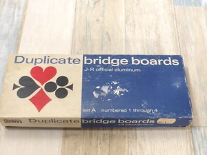 Duplicate Bridge Boards 6,7,8 JR Parker Bros with Cards - Picture 1 of 12
