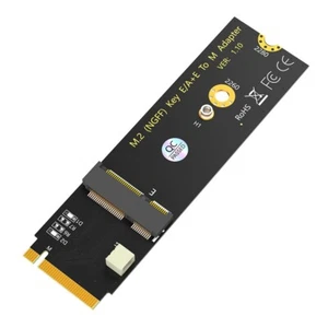 M.2 NGFF A+E key WiFi/Bluetooth Card to M.2 Key M Adapter Card for Intel AX210 - Picture 1 of 7