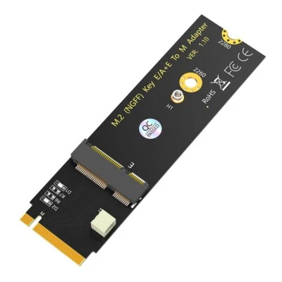 M.2 NGFF A+E key WiFi/Bluetooth Card to M.2 Key M Adapter Card for Intel AX210 - Image 1 of 4