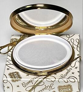 Original Unused Kigu of London Compact Gold Mirror No Powder Patented