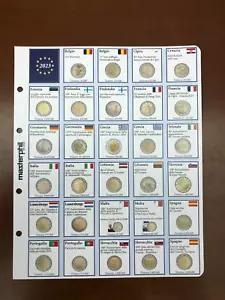 Masterphil FOGLIO AGGIORNAMENTO 2 EURO 2023 Album JUNIOR COMMEMORATIVI - Foto 1 di 1