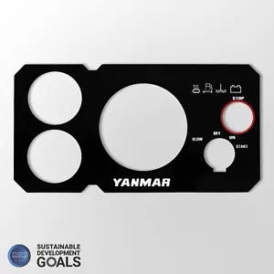 Instrument Panel Faceplate for YANMAR Engines | Type C - Picture 1 of 5
