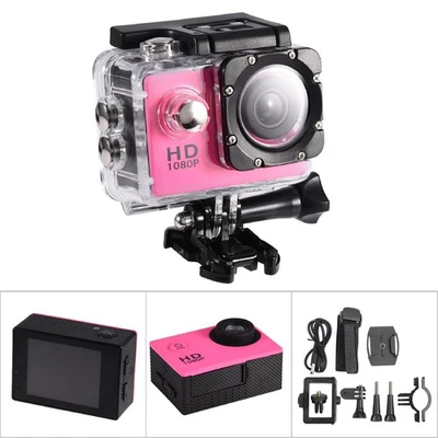 (Pink)Waterproof Outdoor Cycling Sports Mini DV Action Camera Camcorder SG - Image 1 of 4