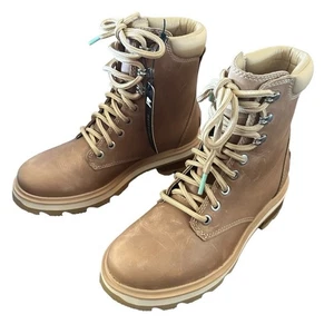Sorel Lennox Lace STKD Waterproof Leather Urban Hiker Combat Boot NEW Size 6.5 - Picture 1 of 10
