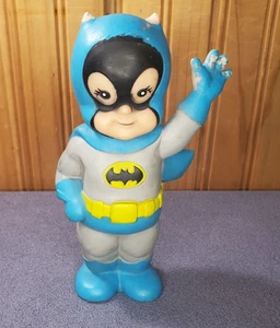 Vintage 1978 DC Comics Super Junior Batman 7" Rubber Squeaky Toy - Picture 1 of 8
