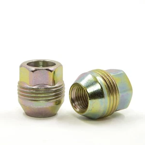 20 14X1.5 Dual Thread GM Factory Style Lug Nut 22mm Hex Open External Threaded - Picture 1 of 2