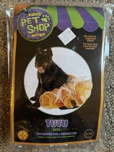NEU Rubies Pet Shop Boutique Hund Größe S/M Tutu Zuckermais gelb orange Kostüm - Bild 1 von 2