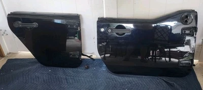 Jeep Wrangler JKU 2007-2018 OEM juego de medias puertas 4 puertas negro ¡¡sin parte superior!!! Foto 1 de 4