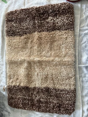 Tapete de banheiro OLANLY 30x20, marrom - Imagem 1 de 3