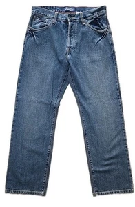 Levi Strauss Signature Mens Low Straight Jeans. Vintage Finish Retro Coin... - Picture 1 of 9