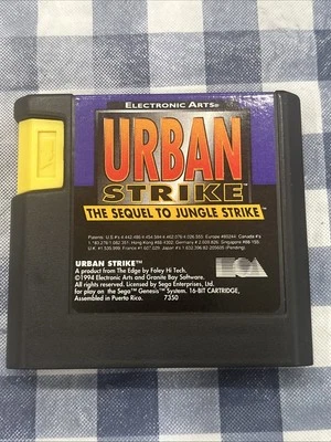 Urban Strike (Sega Genesis, 1994) Cart Only Tested - Image 1 of 3