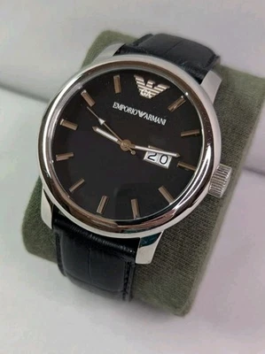 Emporio Armani Men's Quartz Watch with Date, Works! - Image 1 of 4