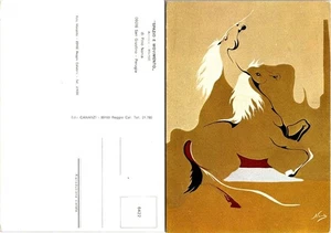 Italy Umbria Perugia San Giustino Pino Nania Space and Movement VTG Postcard - Picture 1 of 13