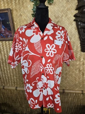Camisa Aloha Hawaiana Waltah Clarke's De Colección m1094 Foto 1 de 4