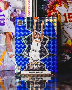 2021-22 Panini Mosaic #271 Bones Hyland Blue Mosaic Prizm/99 - Imagen 1 de 2