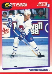 1991-92 Score Canadian French #138 SCOTT PEARSON - Quebec Nordiques - Bild 1 von 1