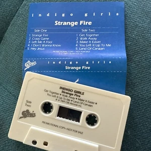 Indigo Girls Strange Fire Cassette 1991 Sony Music Promo - Picture 1 of 4