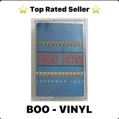 Skid Row Subhuman Race Cassette Tape Heavy Metal VG+ / M Condition - Image 1 of 4