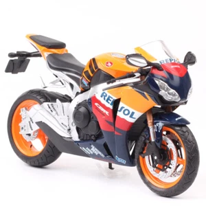 1:12 Automaxx Honda CBR1000RR CRB Repsol Fireblade Motorcycle Model Bike Orange - Picture 1 of 12